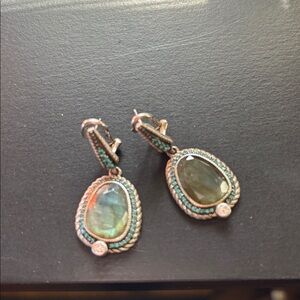 Judith Ripka Elegant Teardrop Earrings